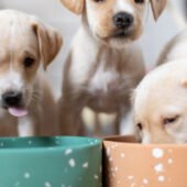 A group of puppies together